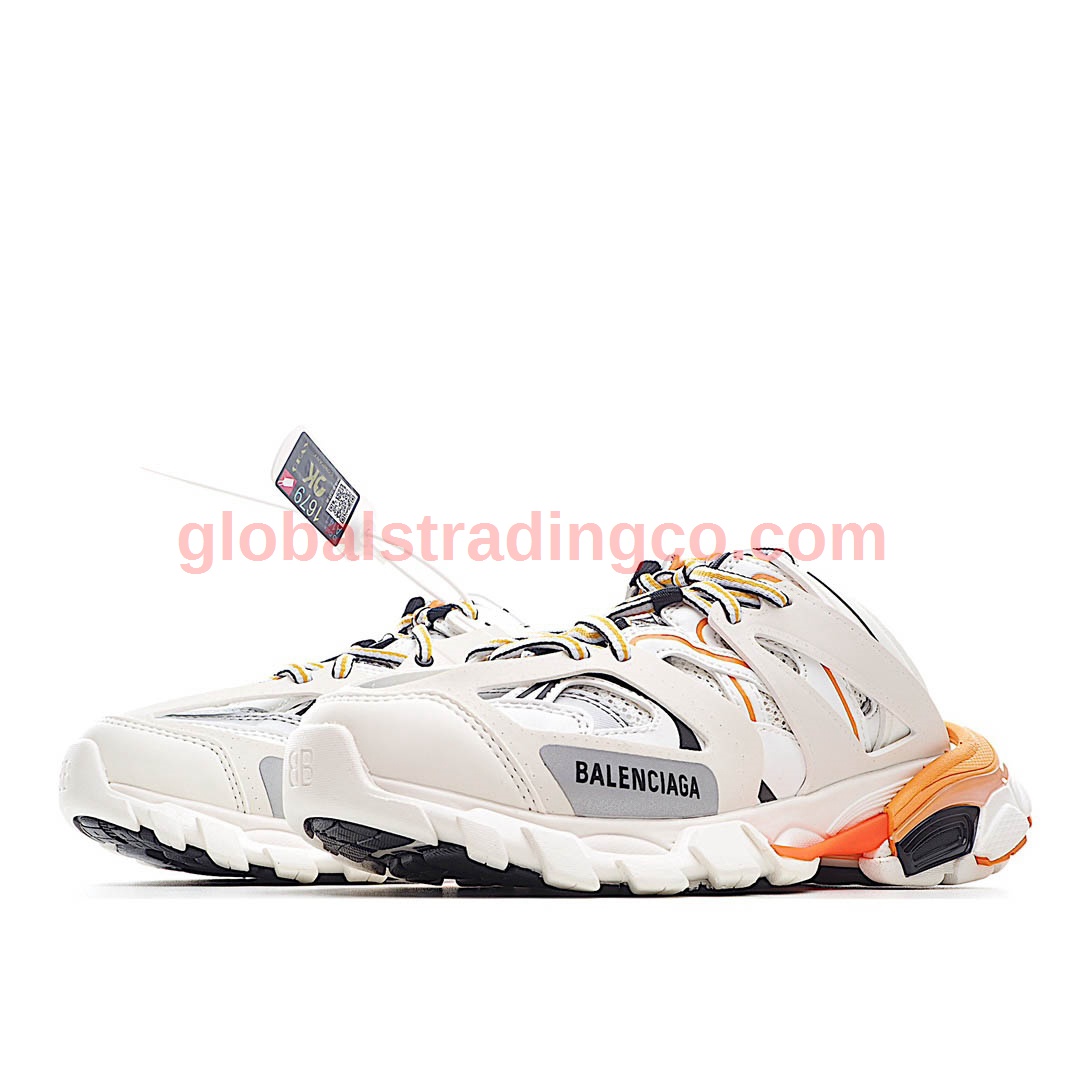 Balenciaga Sneaker Tess S.Gomma Maille White Orange